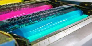 contaminación de tinta