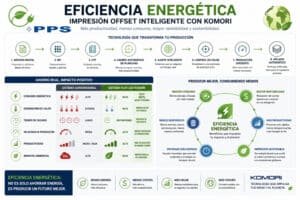 Eficiencia energetica Offset Komori